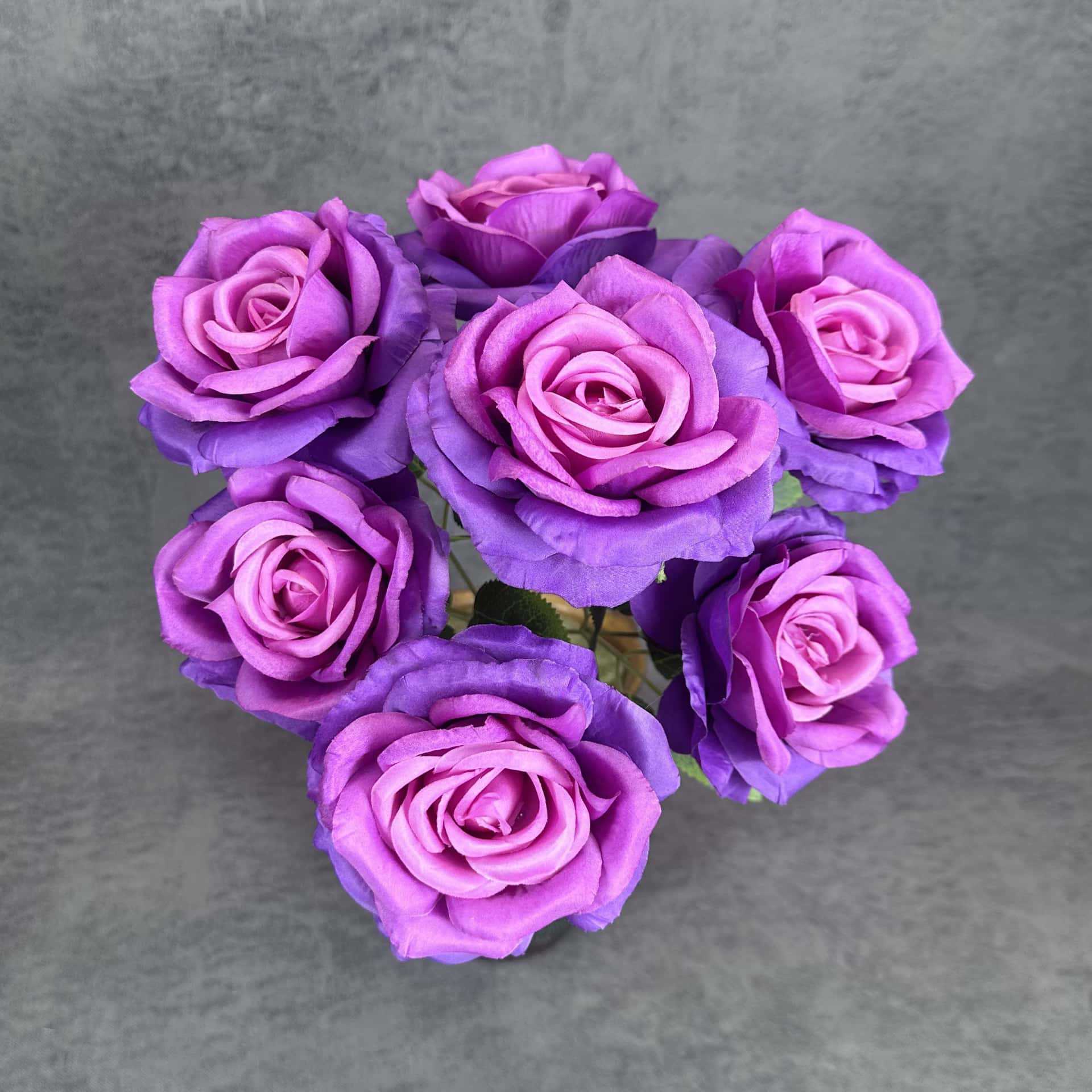 Flor simulada 7 mandos grandes rosas decoración de la escena de la boda decoración del hogar flor de seda hecha a mano decoración de flores falsas al por mayor