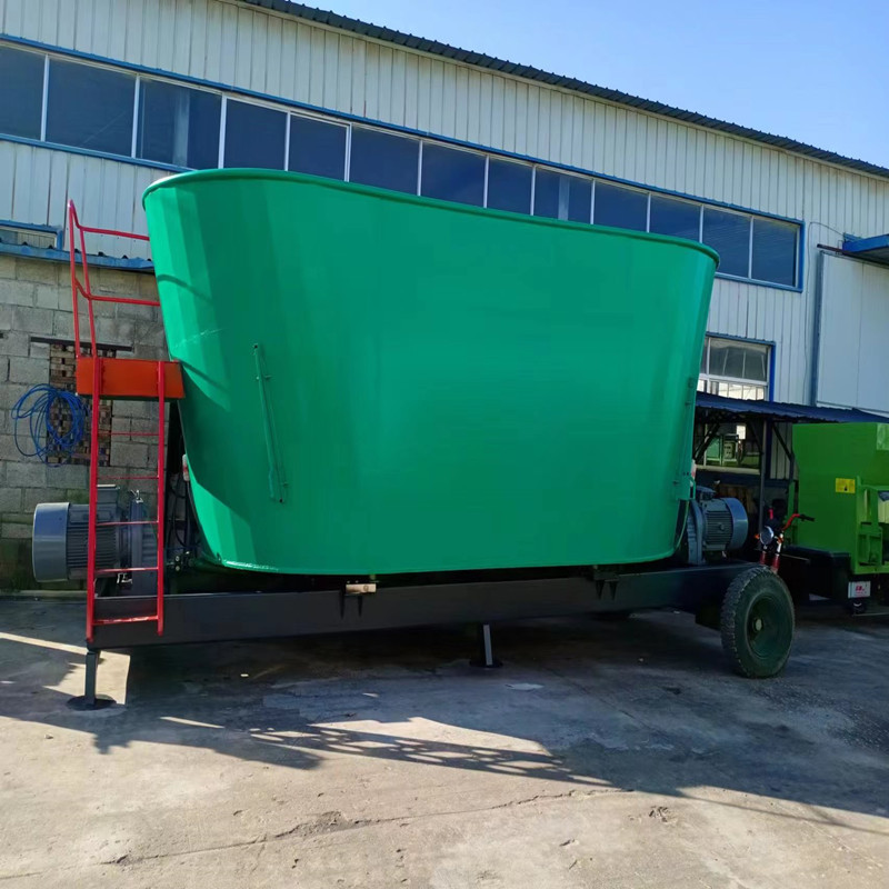 24TMR饲喂机立式全混合日粮搅拌机牛羊场饲料制备机养殖配料机