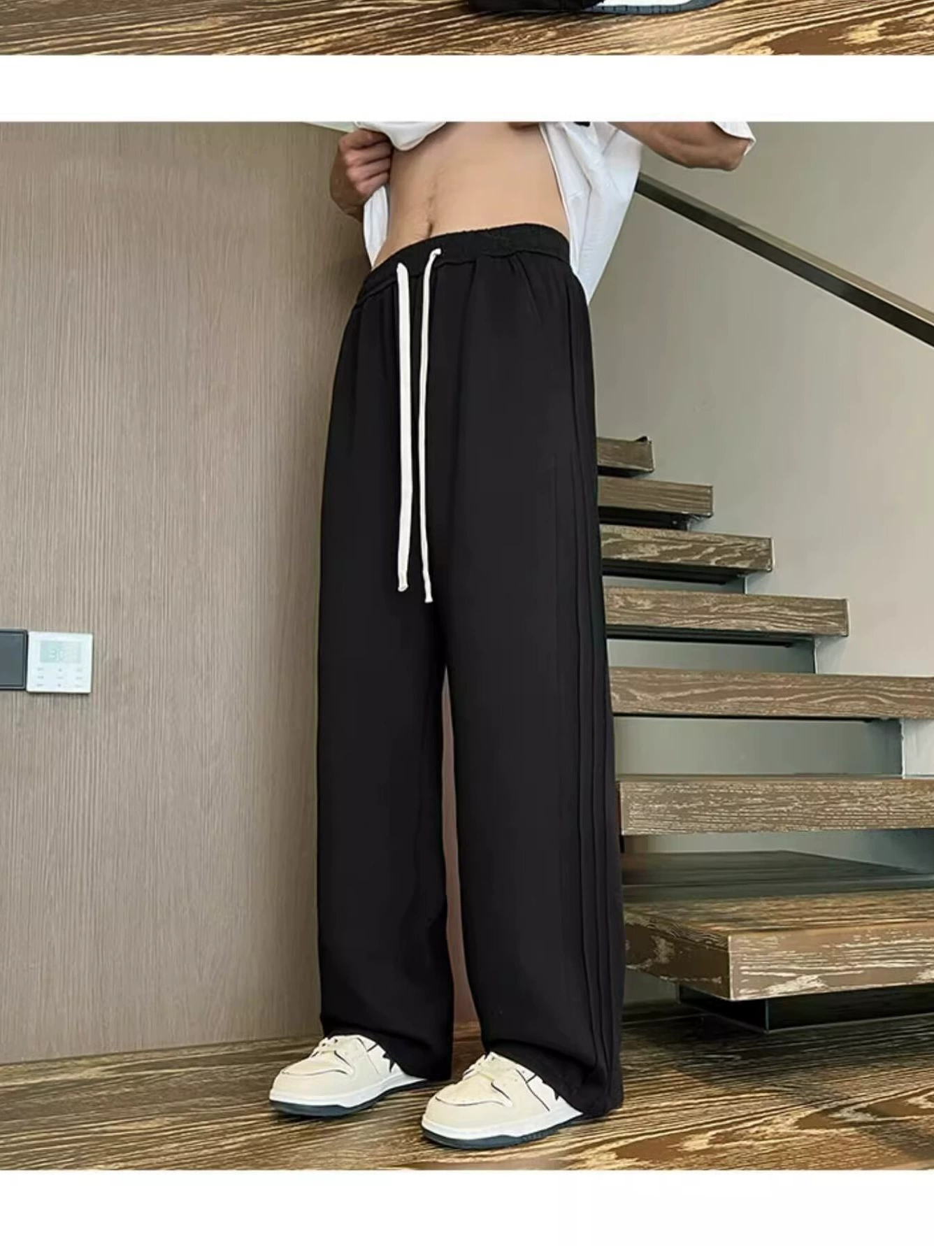 Спортивные весенние ретро-брюки, plus size, для подростков
