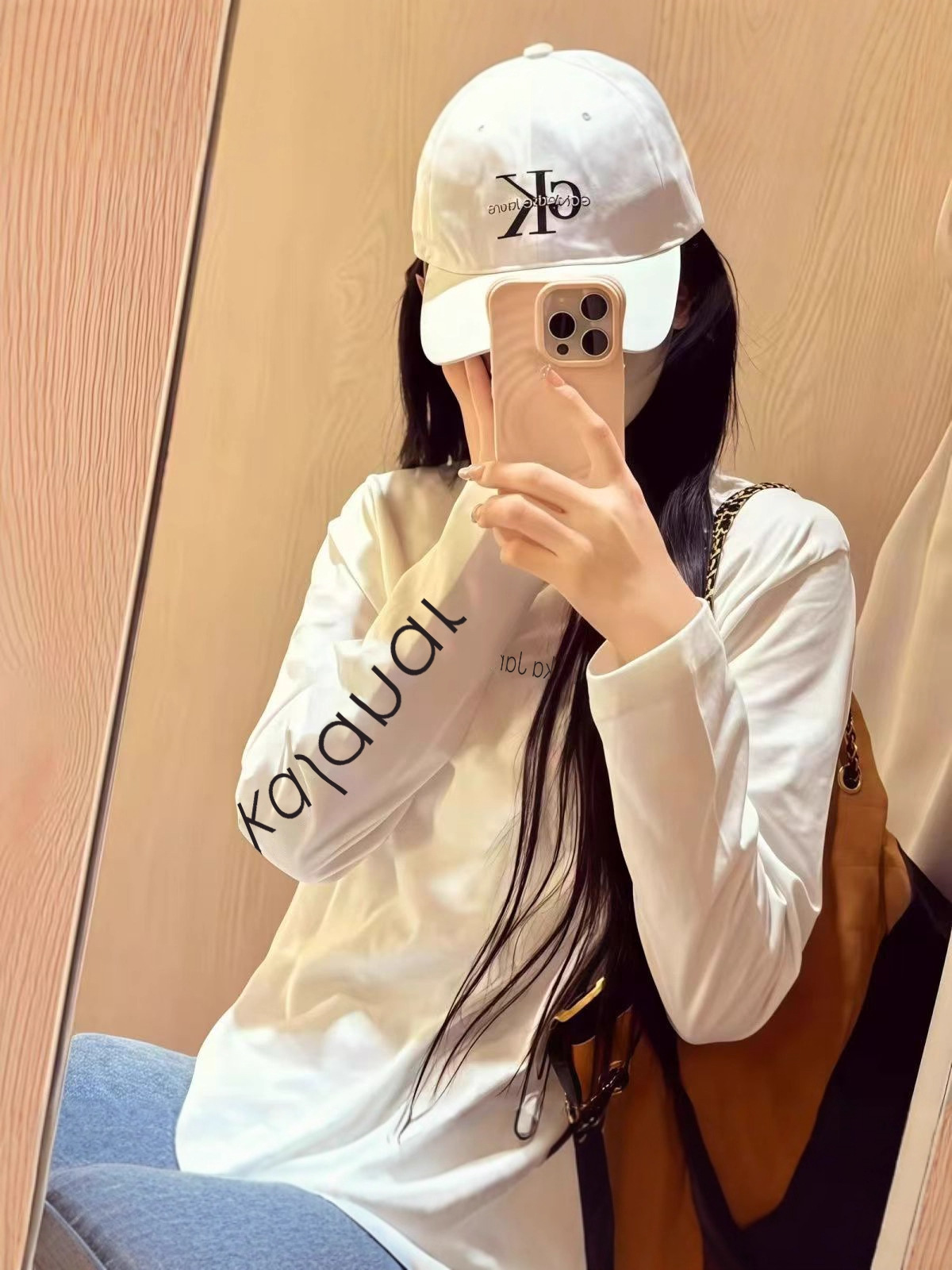 Autumn comfortable trend long-sleeve with a round collar