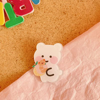 Tengyi ins viento lindo de dibujos animados acrílico cachorro broche insignia al por mayor ropa bolso colgante joyería pin