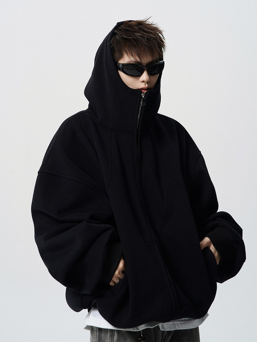 アメリカの重ポンドは帽子付きのコートを作ります。