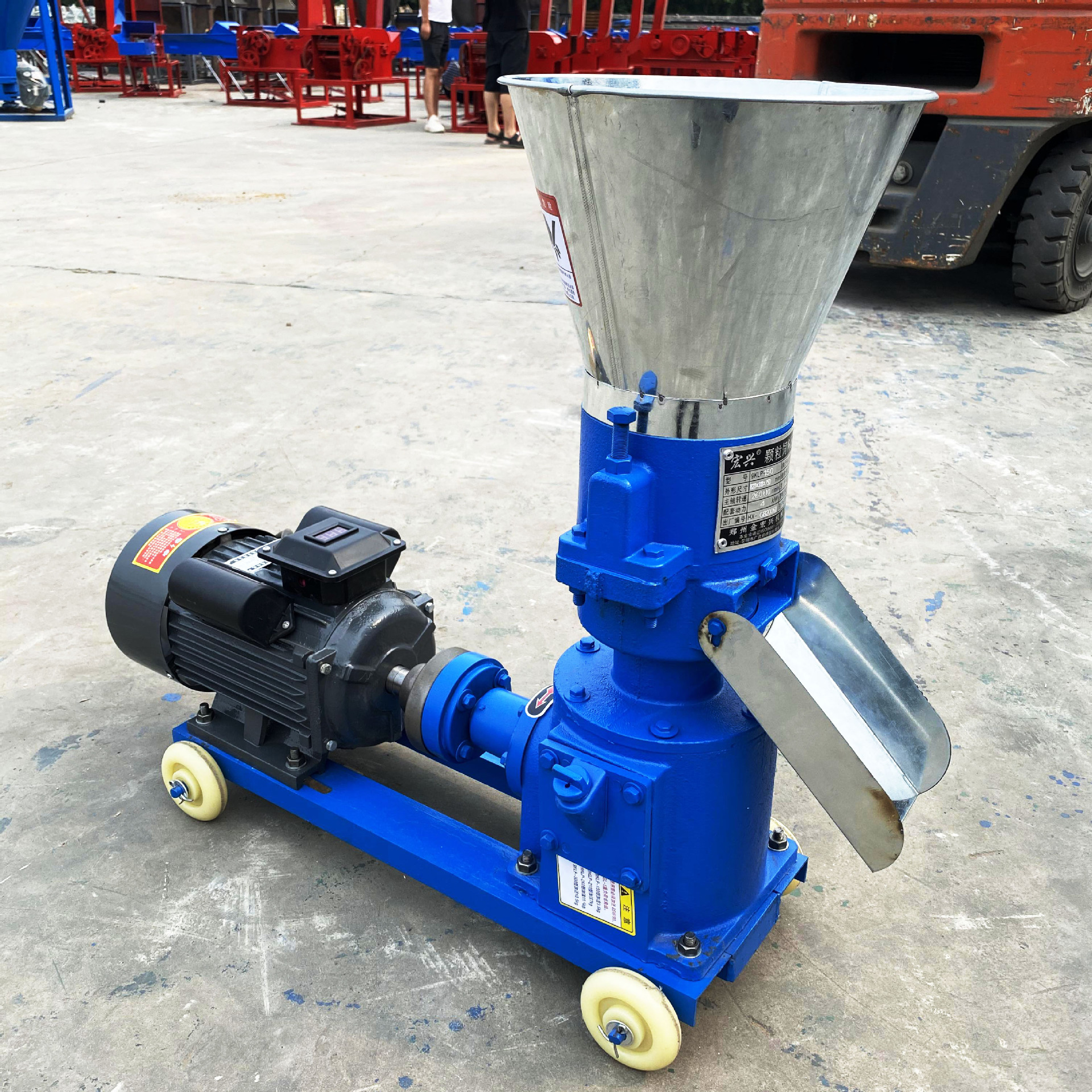 Máquina de pellets para ganado vacuno y ovino, equipo de peletización de alimentos para granjas ganaderas, pellets de soja y maíz.