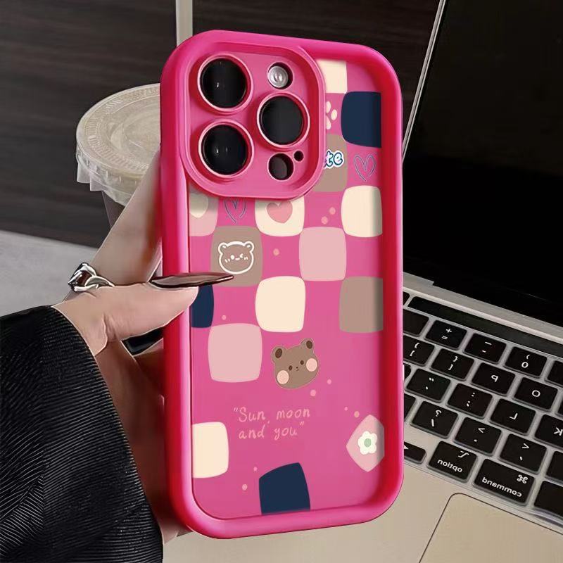 Aplicable a Apple iphone16promax funda para teléfono móvil Apple 15 anti-caída 14 dibujos animados 13promax nuevo 12x