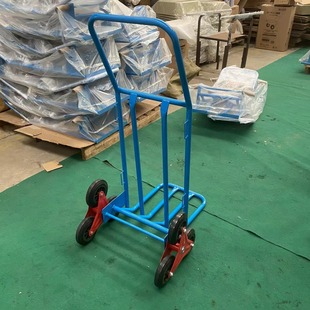 Heavy Duty 6 Wheel Stair Climbing Trolley Tiger Truck Shovel Folding Trolley Silent Staircase Truck