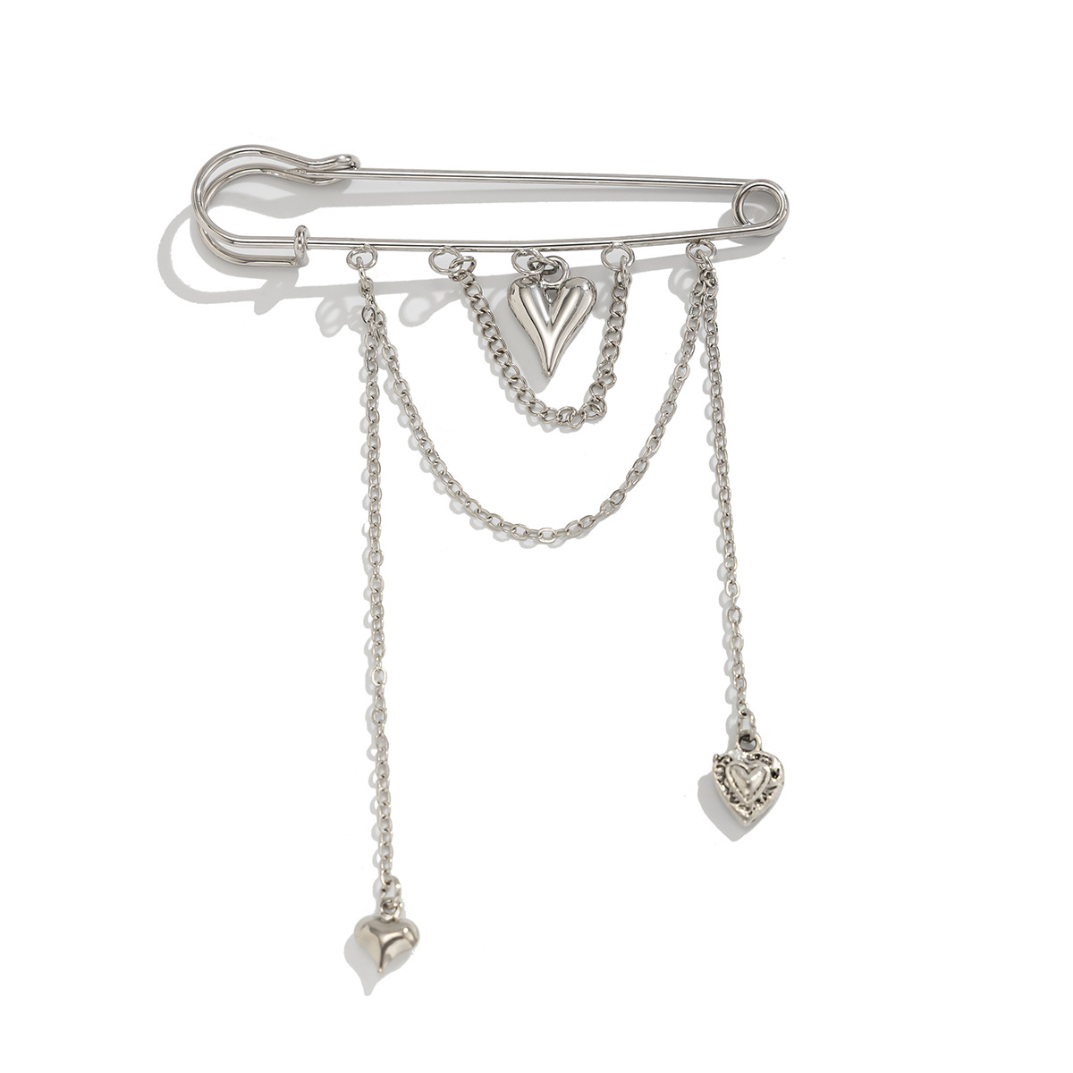 Women's Gender Wholesale Jewelry Elegant Modern Style Heart Shape Alloy Iron Waist Pin
