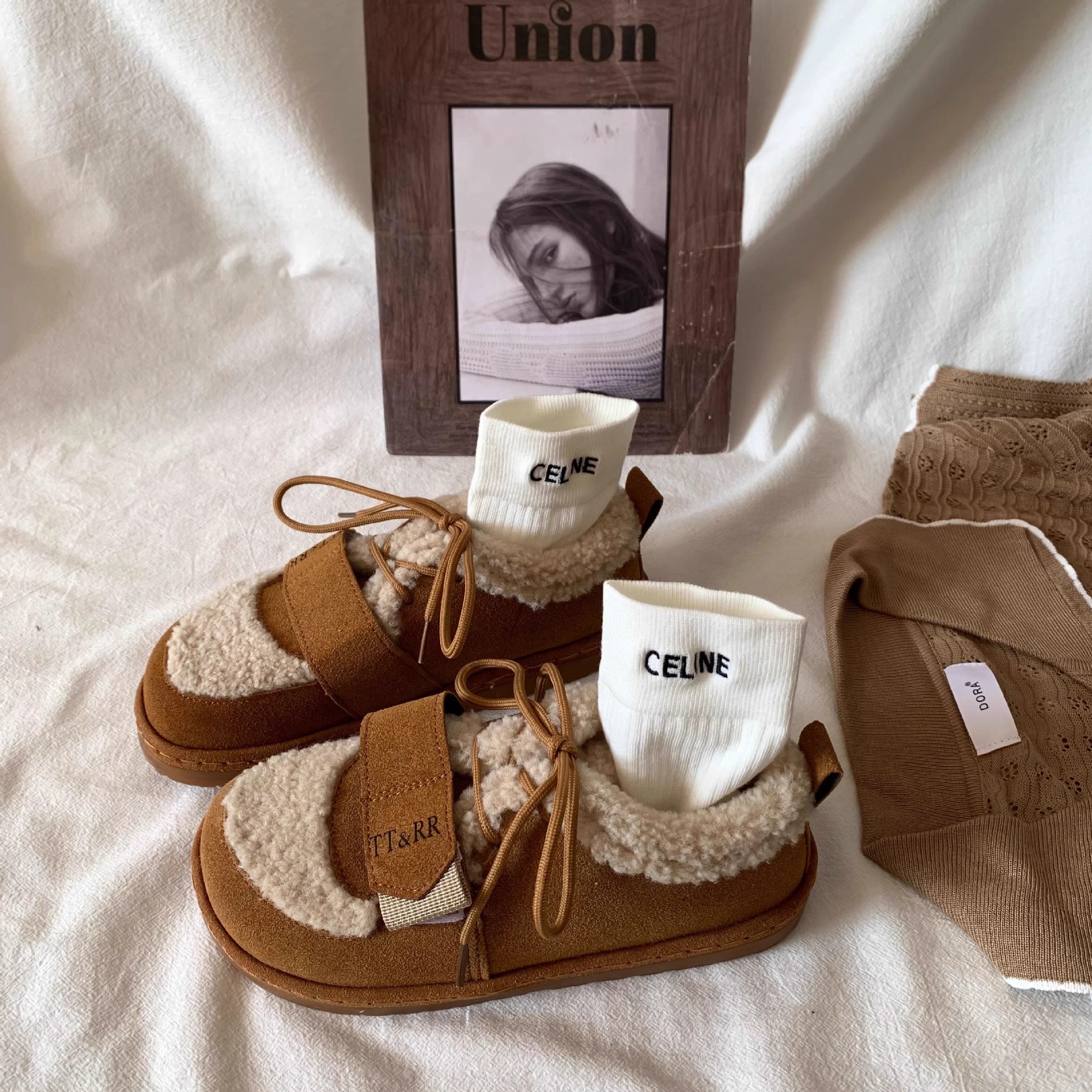 Stivali da neve donna invernali foderati caldi scarpe cotone_voghion.com