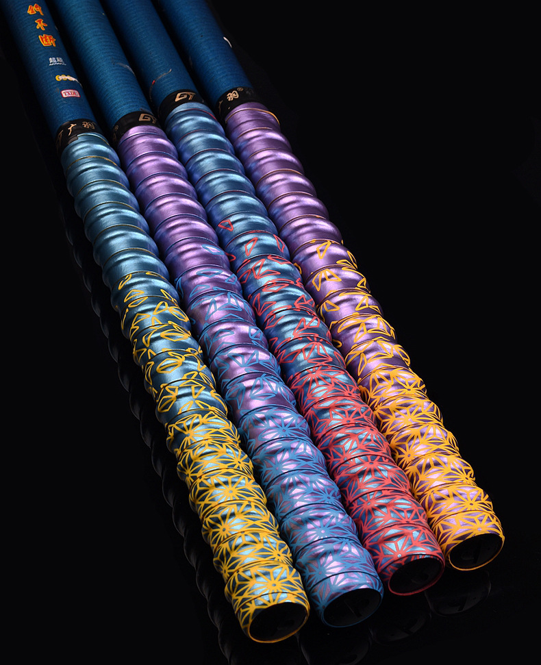 Gradient räfflat grepptejp för badmintonracketar halkfri_voghion.com