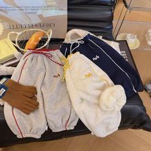 【加绒清仓款】加厚百搭不臃肿2025秋季长绒裤儿童卫裤新款休闲洋