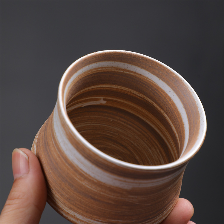 Vintage Minimalist Ceramic Espresso Cup Set For Afternoon Tea_voghion.com