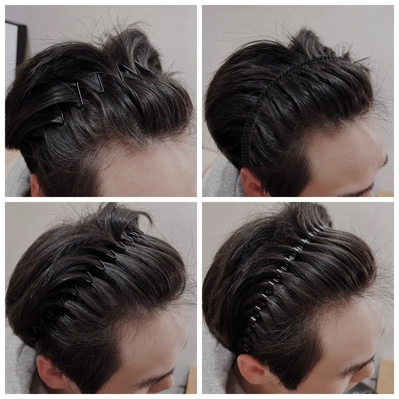 男士发箍隐形头箍男生不勒头发带洗脸运动男款发捆束发新款头饰-阿里巴巴