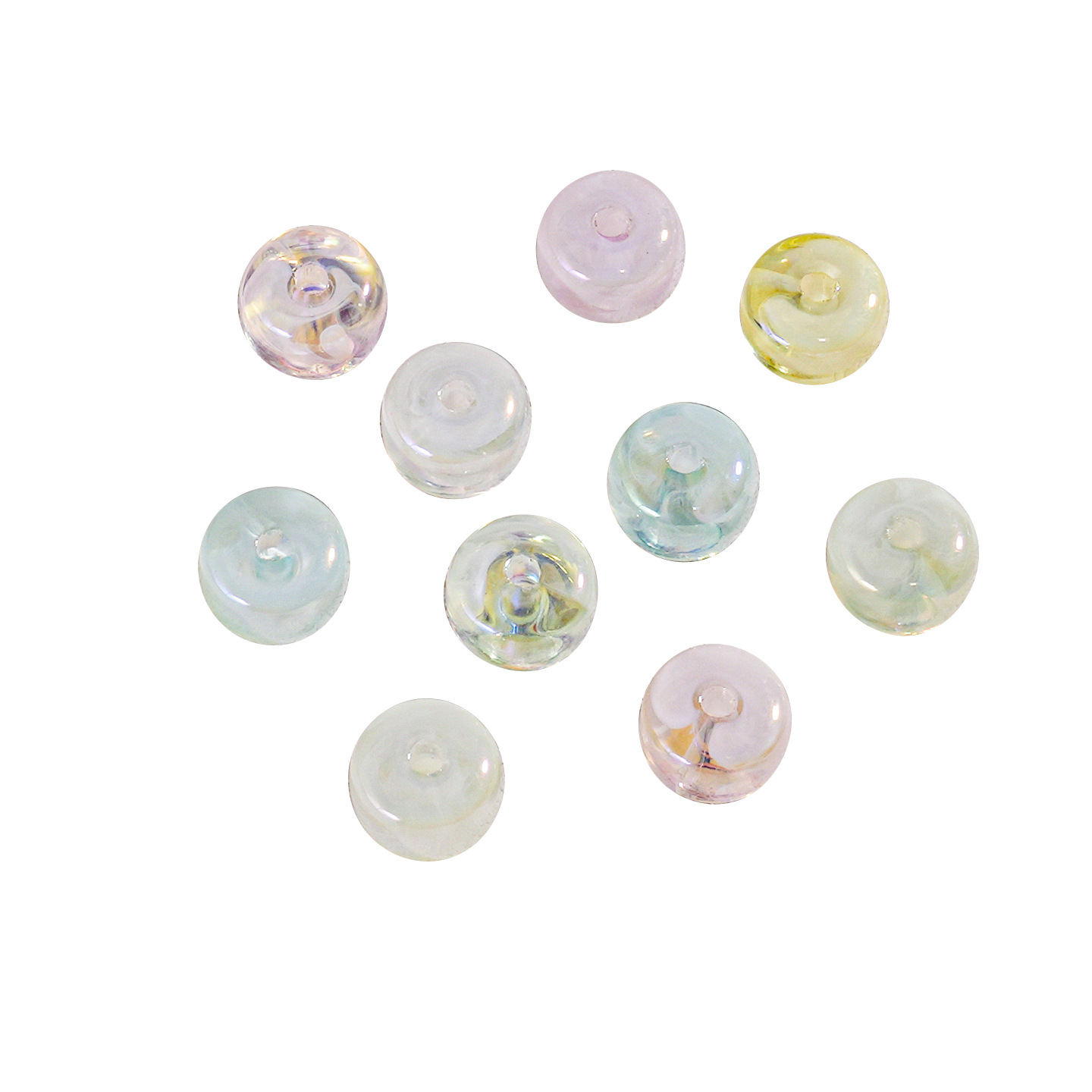 Niebla de hilo Dream Beads Mini Beads 7 * 8MM Hecho a mano DIY Cuentas Collar Pulsera Keychain Material de cadena de teléfono móvil image 5