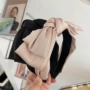 宽边韩版缎面蝴蝶结发箍