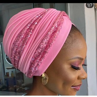 AliExpress Amazon cross-border new random linen sequined African hat toe cap Indian hat ethnic hat