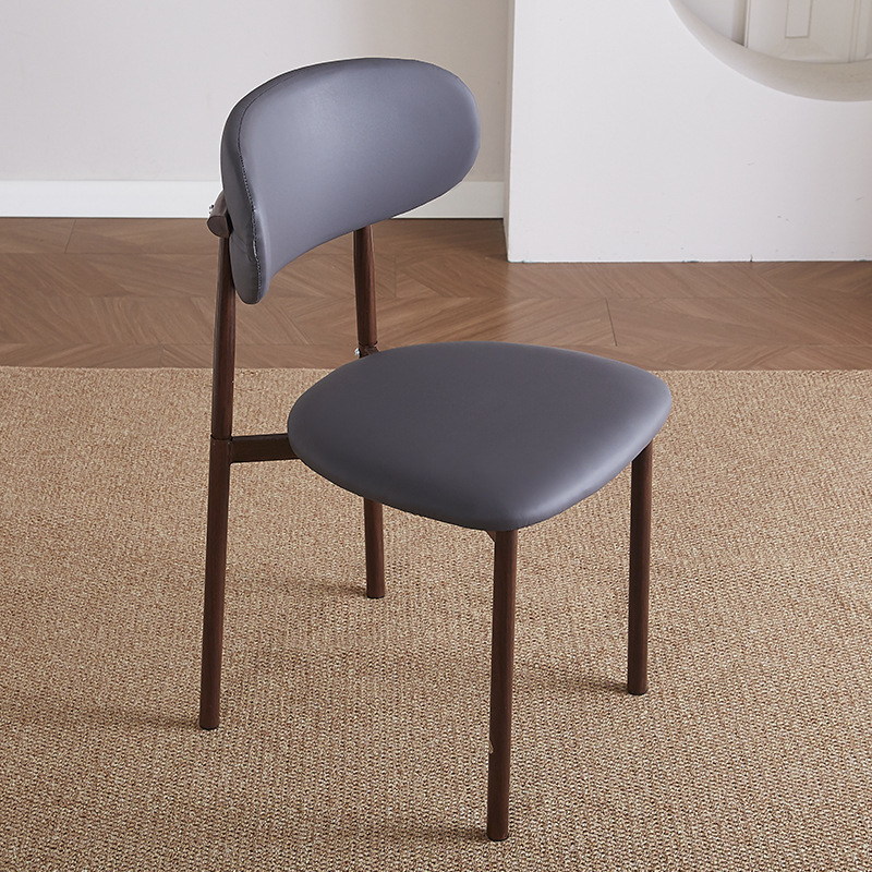 Silla de comedor práctica de viento crema silla de comedor doméstica pequeña silla moderna simple silla de restaurante de hotel de estudio