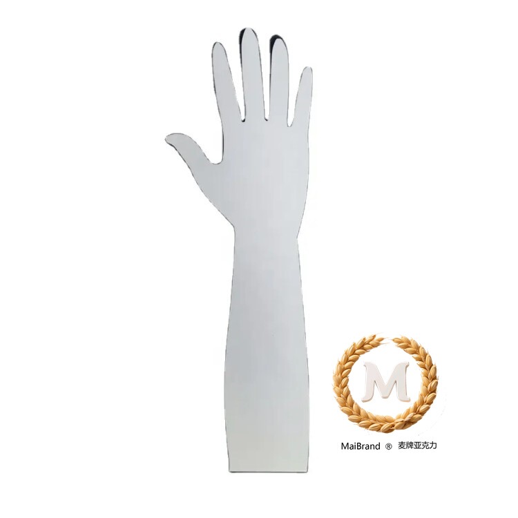 Reusable White Acrylic Hand Stencil for Mehndi Practice Henna Designs and Training