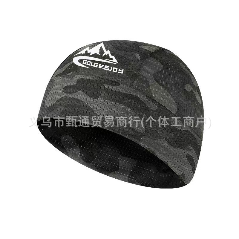 夏季男运动骑行帽子冰丝透气薄款防晒头盔内衬内胆骑车头巾
