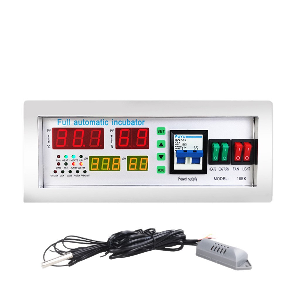 Nuevo controlador de incubadora automática XM-18EK grandes accesorios de incubadora controlador inteligente de temperatura y humedad