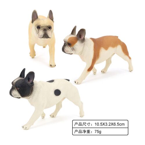 Simulated real-life static animal model early education animal toys pet dog standing bulldog children's gift ornaments