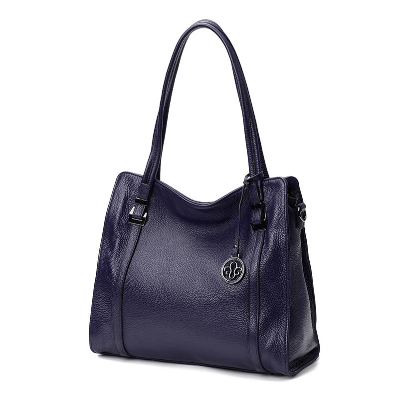 Qiandian Women's Bags 2026 New Trendy Fashion Genuine Leather Large Capacity Shoulder And Crossbody Cowhide Bag - Thumbnail 6