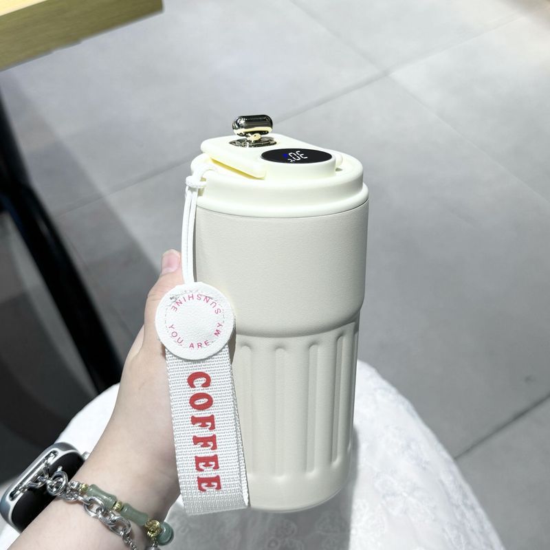 スポット 316 ステンレス鋼コーヒーカップ二層真空スマート断熱カップ屋外ポータブル車のギフトカップ|undefined