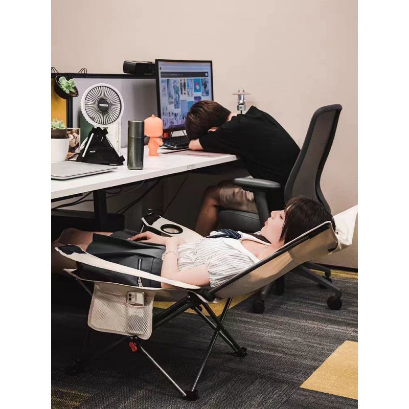 Silla de coche sillón reclinable de doble propósito silla portátil silla de playa oficina de pesca campamento almuerzo plegable al aire libre