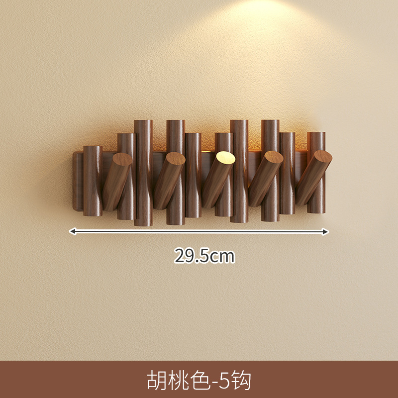 Gancho de ropa de madera sólida puerta colgante de ropa colgante de puerta de entrada puerta de entrada llave de pared gancho de ropa gancho de pared piano