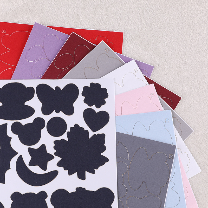 Chaqueta de pluma autoadhesiva multifuncional pegatina de parche traje de asalto decoración de tela de parche patrón de calcomanías agujeros sin planchado