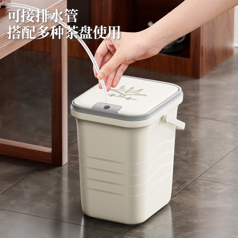 新しい中国式のお茶のバケツのお茶のバケツの廃バケツの茶道の茶器の部品の桶の茶器の部品の茶台はバケツを迎えます。|undefined