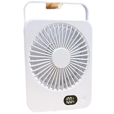 Ventilador pequeño de escritorio con carga USB, batería de larga duración, mini ventilador portátil portátil plegable, portátil, ventilador pequeño de dormitorio de estudiantes de escritorio