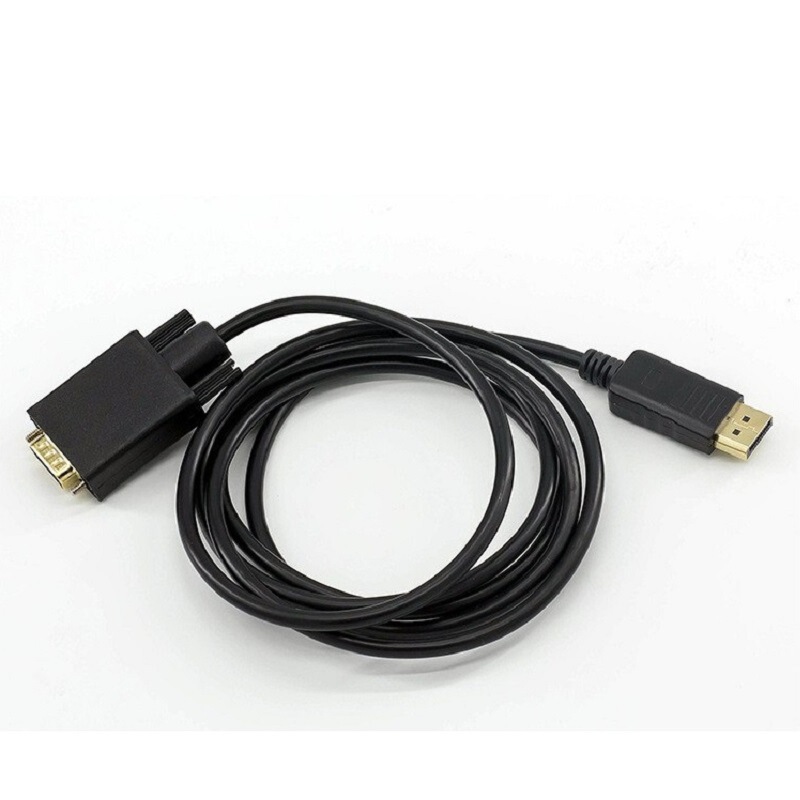 DP to VGA adapter cable large DP to VGA video cable conversion cable DP HD adapter cable 1.8 M