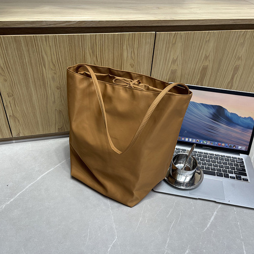 Jiago Autumn/Winter New Women's Bag Oxford Cloth Hand-held Bucket Bag for Women Large Capacity Single Shoulder Crossbody Bag Retro Trend