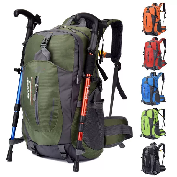 Ultra-light cycling new outdoor backpack 40 liters for men and women, suitable for travel, hiking, water-resistant, casual trekking, and student use