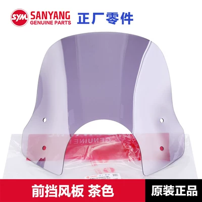 Original Sym Sanyang Motorcycle front windshield - no-specifications-brown-windshield-original-and-authentic