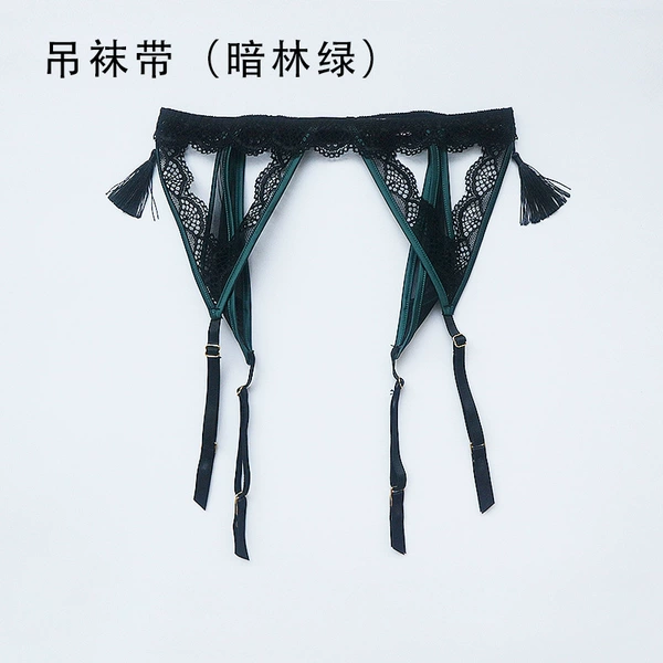 Hanging strap (black collision dark forest green)