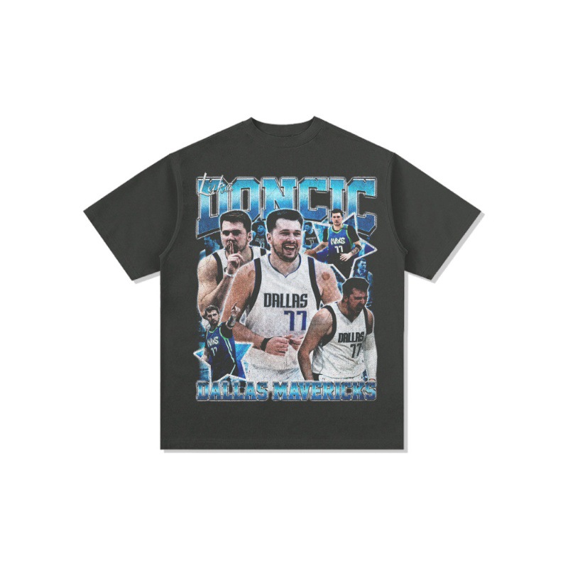 East Chick camiseta de estilo americano de estrellas de hip-hop de la calle impresión retro hacer vieja lavado pesado manga corta suelta