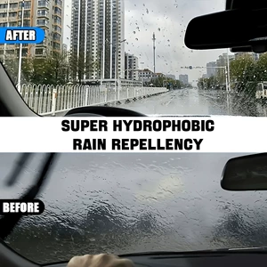 YT0503 Car Glass Anti-Fog Agent, specifically for cross-border sales, is a hydrophobic coating designed to prevent fog and rain on rearview mirrors and car windows