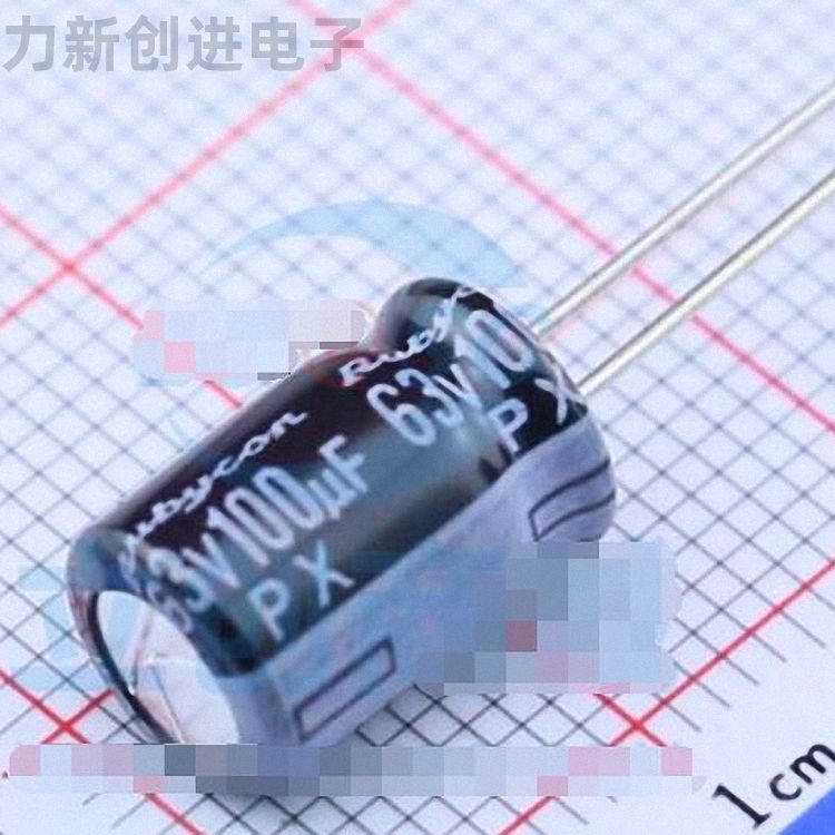 63PX100MEFC8X11.5描述100uF 63V电解电容器