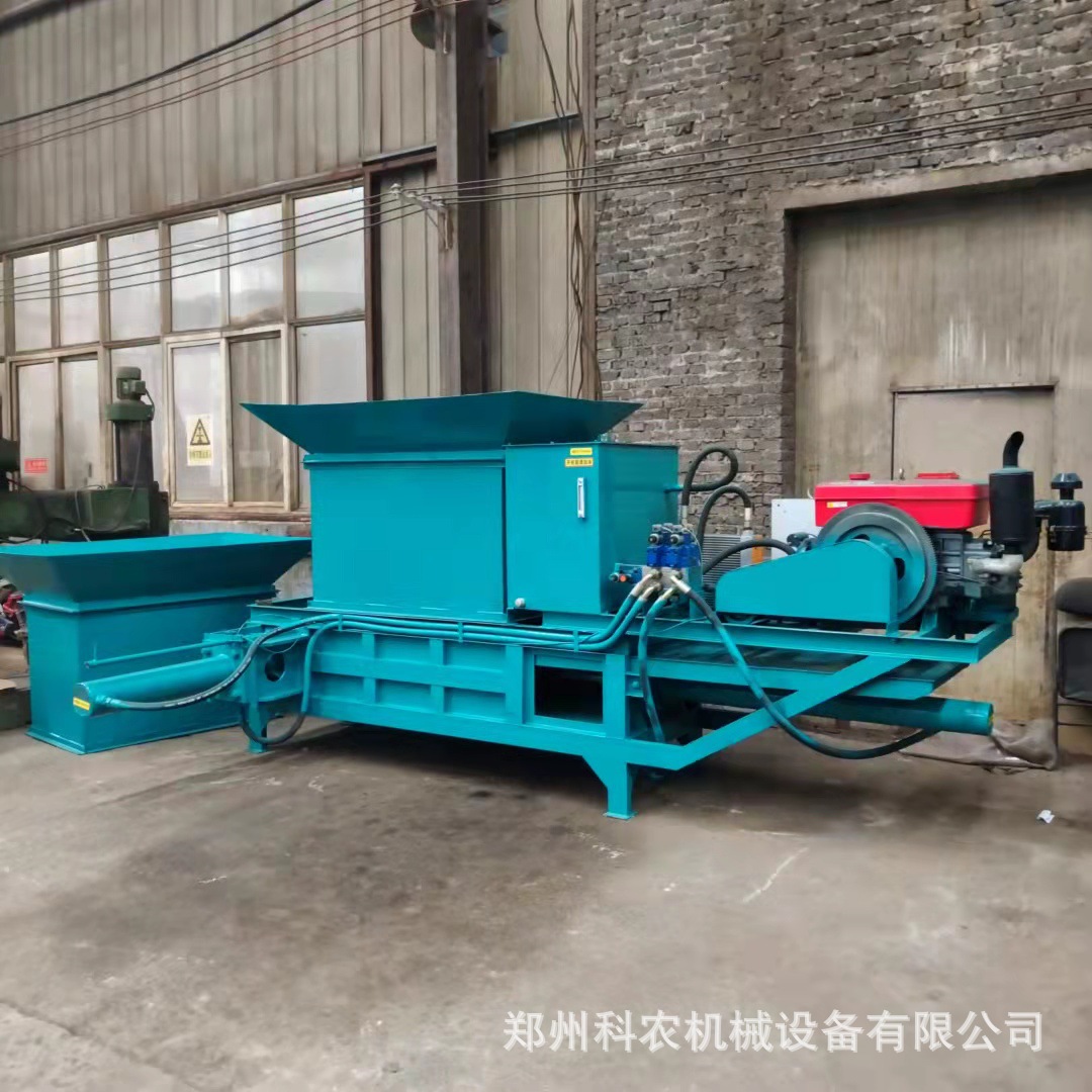 厂家玉米秸秆液压打捆机 牧草稻草压块打包机设备价格 畜牧、养殖