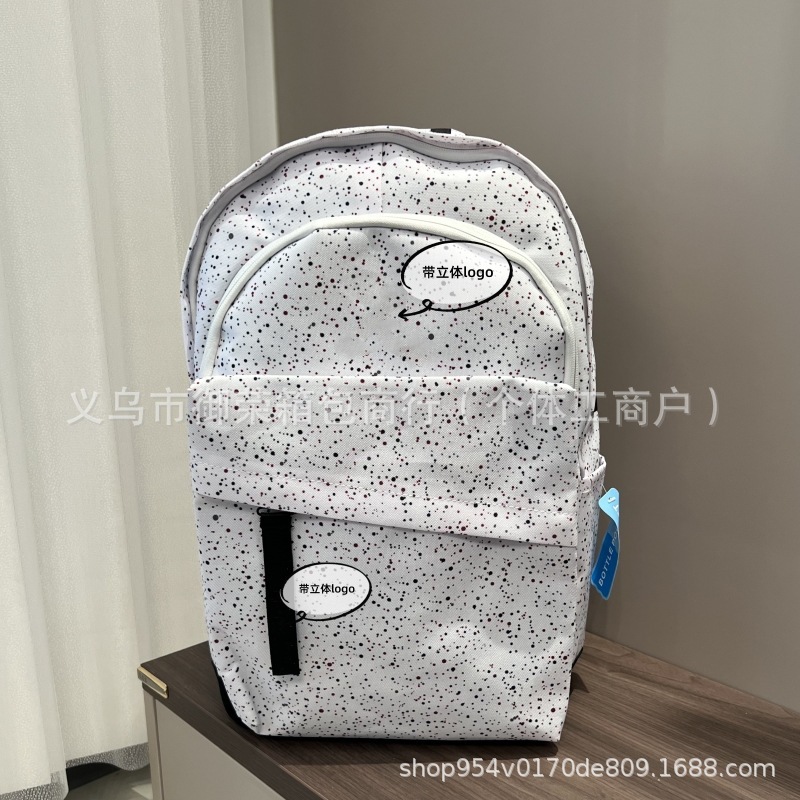 トレンディなブランドの新しいスクールバッグ、大容量、男女学生スポーツベビーブレスバックパック、コンピュータバッグ、多用途のカップルバックパック|undefined