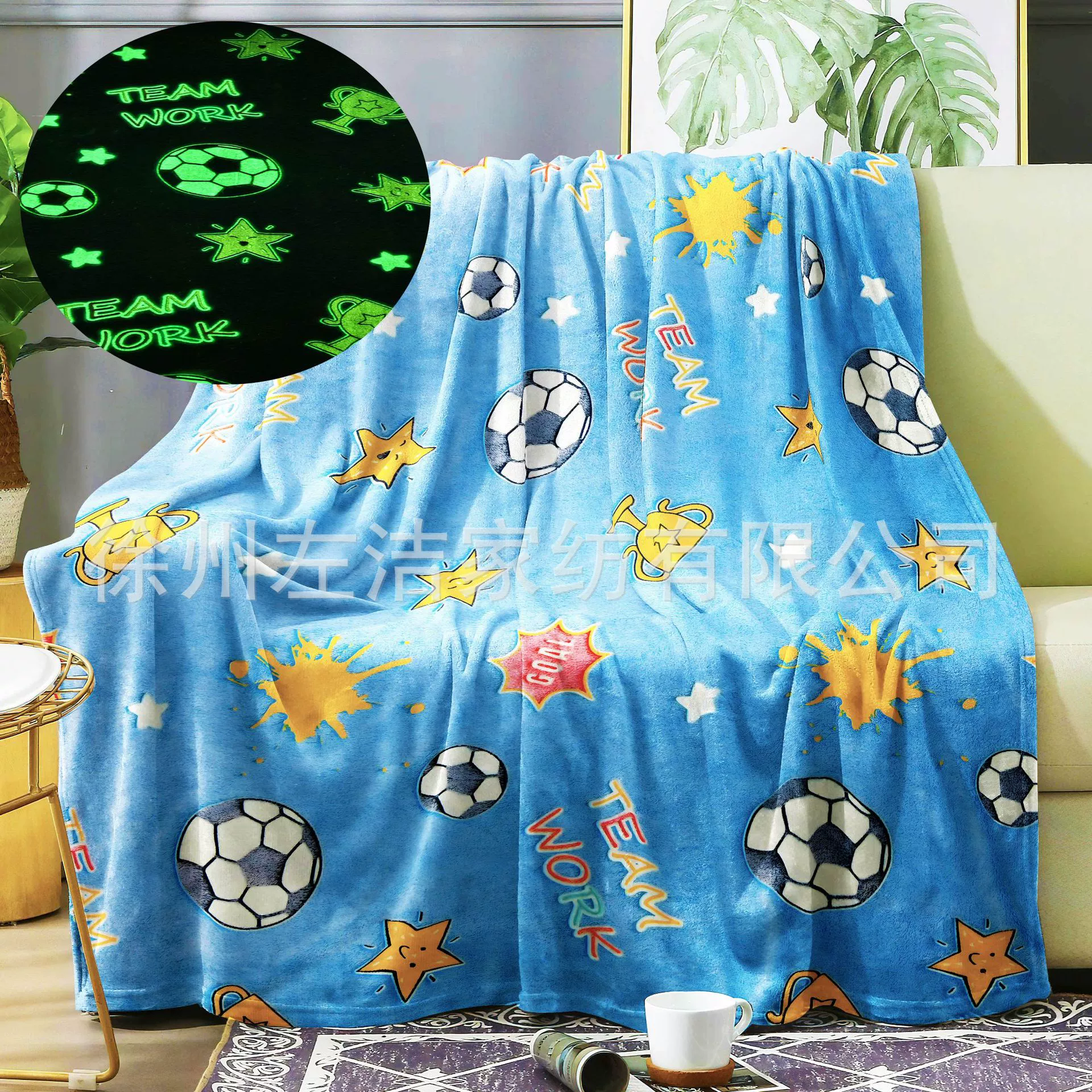 Cross-border trading), children's flannel cartoon duvet for kindergarten, (Physicals
