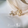 Ear clips from pearl, advanced retro brand earrings, no pierced ears, light luxury style, high-quality style, wholesale