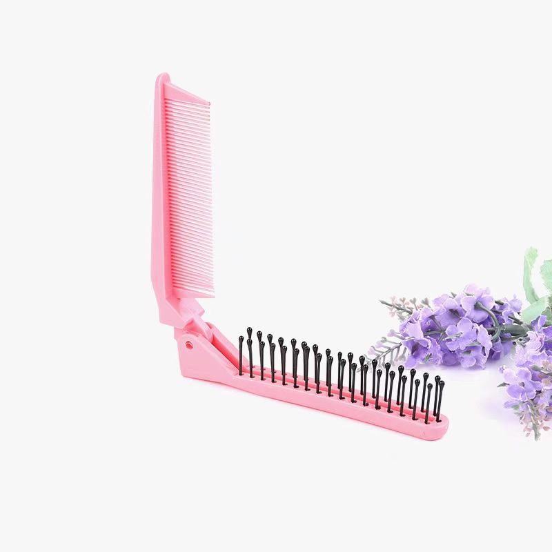 peine plegable portátil para niñas peinado especial masaje peinado bandeja de cabello trenzado peinado de viaje de dos usos para niños