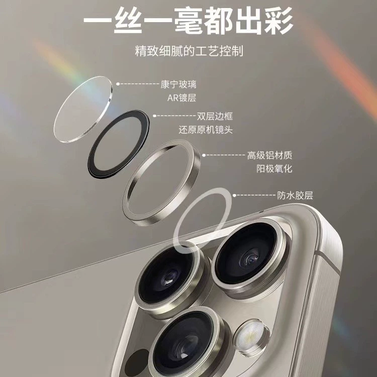Совместимый с Apple iPhone 17 очки, линза, защитный мобильный телефон, 17promax, функция геолокации, iphone