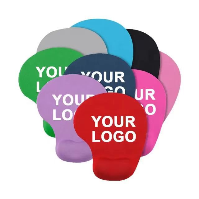 Silicone muñeca almohadilla de ratón PU base EVA computadora de oficina memoria esponja almohadilla de teclado para dibujo personalizado fuente fabricante