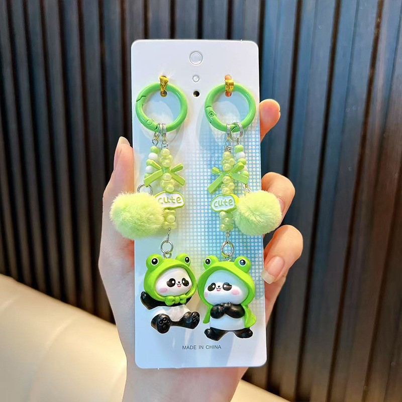 팬더 버클 펜던트-그린