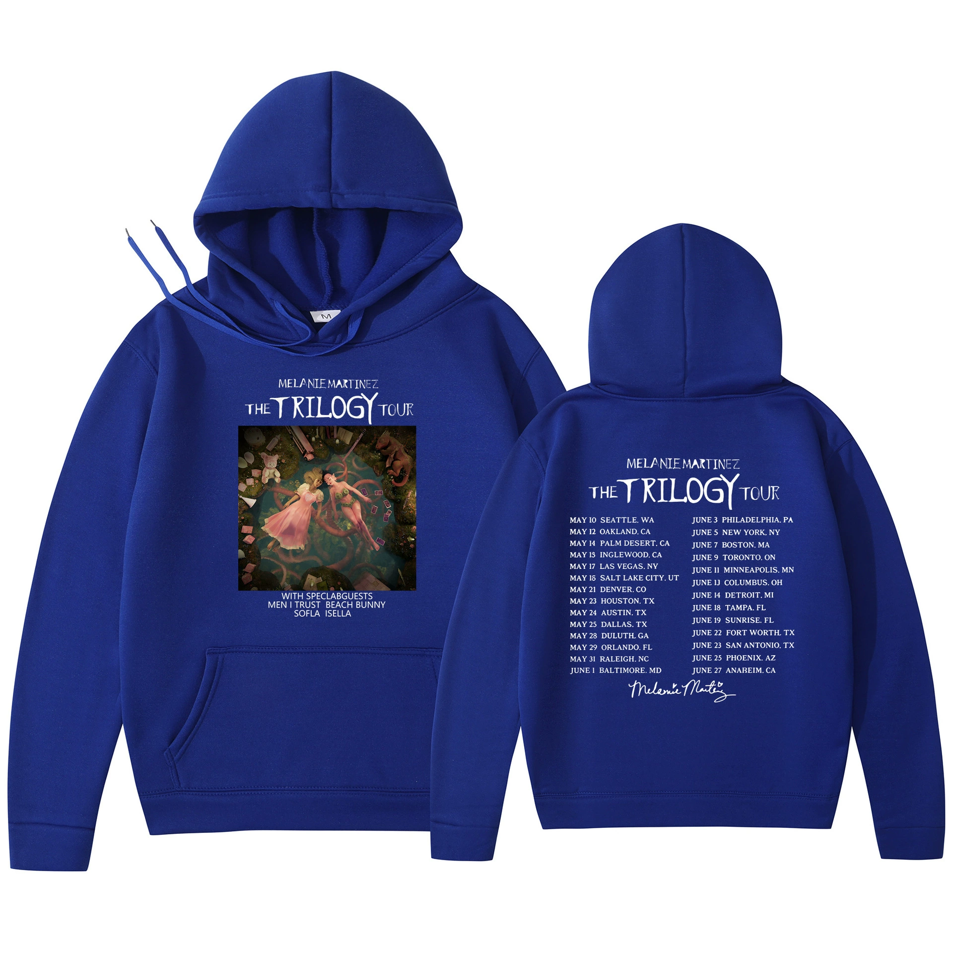 Худи‑пуловер (Foreign Trade) Melanie Martinez «The Trilogy Tour» с принтом, унисекс, размеры S–3XL