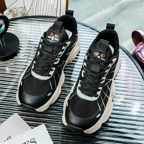 Men's 2025 Spring Mesh Breathable Work Safety Thick Sole Comfort Sports Casual Shoes for Men Dad Shoes