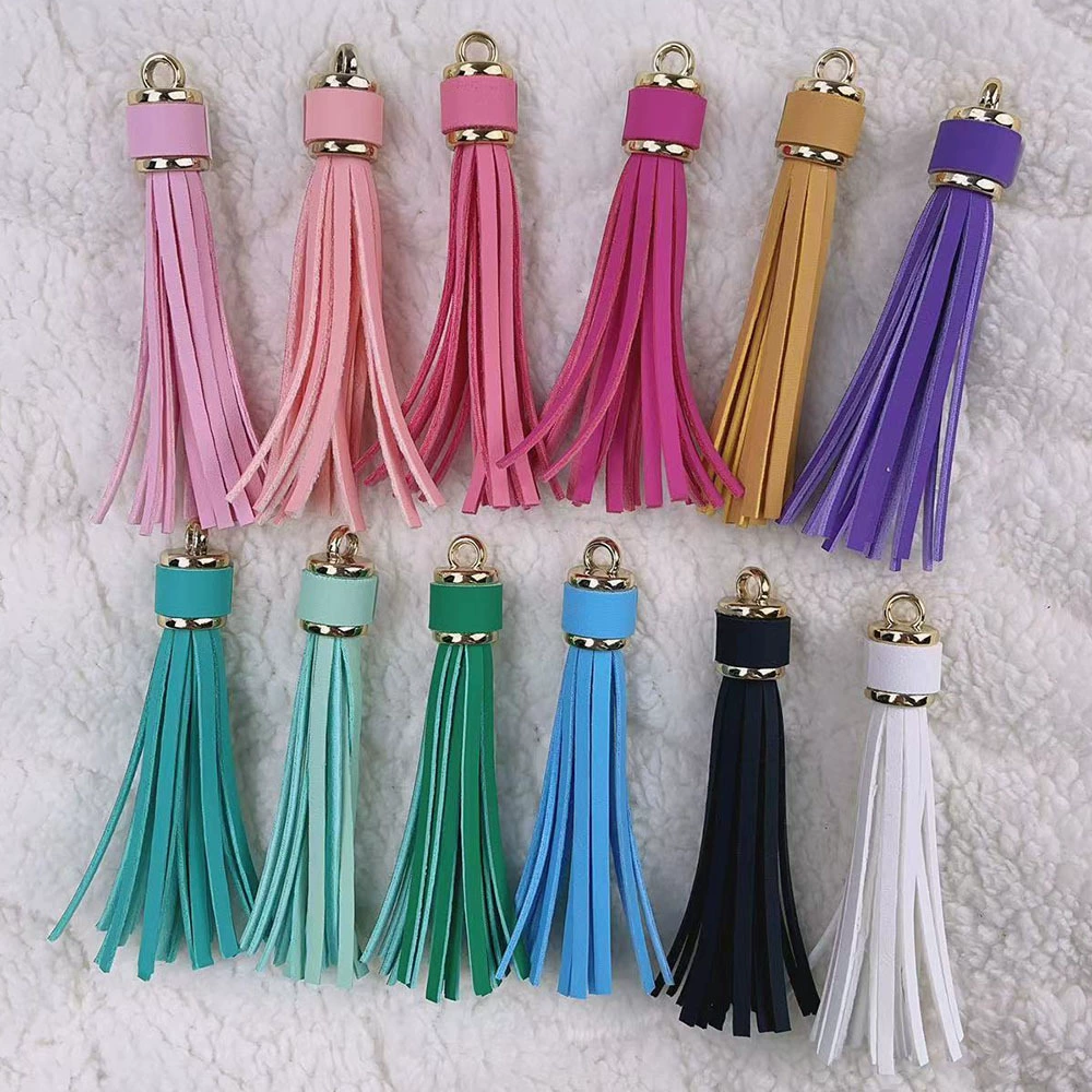 Кожаный браслет с кисточками PU аксессуары кулон Baotou кожаная крышка часов кулон с кисточкой DIY брелок сумка кулон