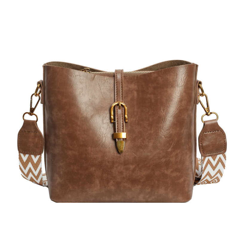 Bolso retro para mujer, con correa ancha, estilo moderno y elegante image 6